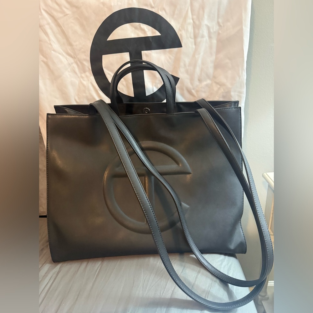 Telfar Large Shopping Bag - Black